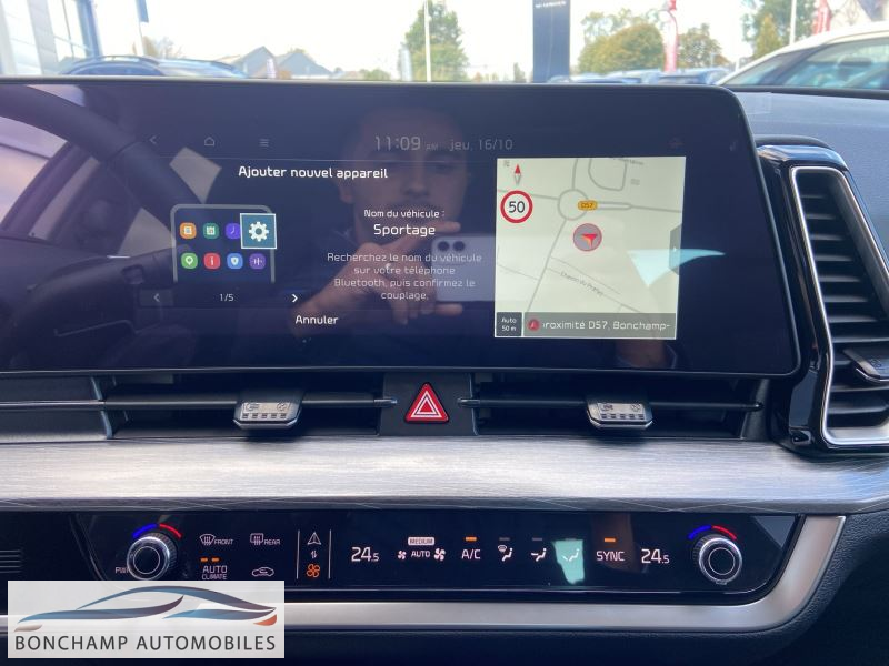 Kia SPORTAGE V 1.6 CRDI MHEV – 136 – BV DCT7 – STOP&GO 4X2 DESIGN — photo 22